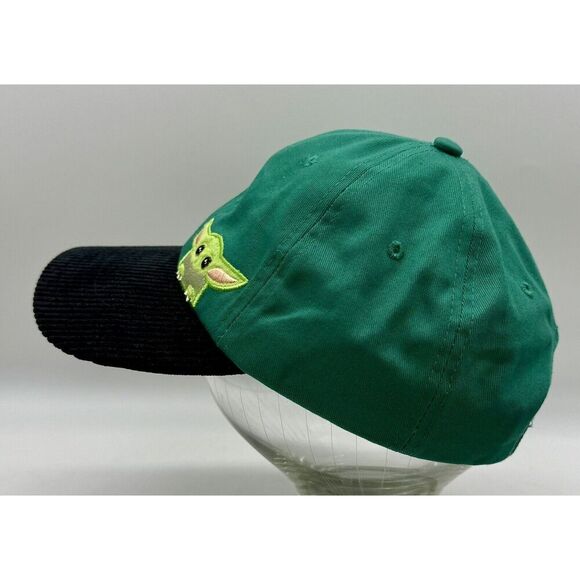 Star Wars Mandalorian Grogu Baby Yoda Adjustable Strap Back Baseball Cap Hat - Picture 4 of 7